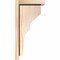 Ekena Millwork Monterey Smooth Corbel w/Backplate, Douglas Fir, 5 1/2"W x 8"D x 16"H COR06X08X16MON01SDF - alternate 3